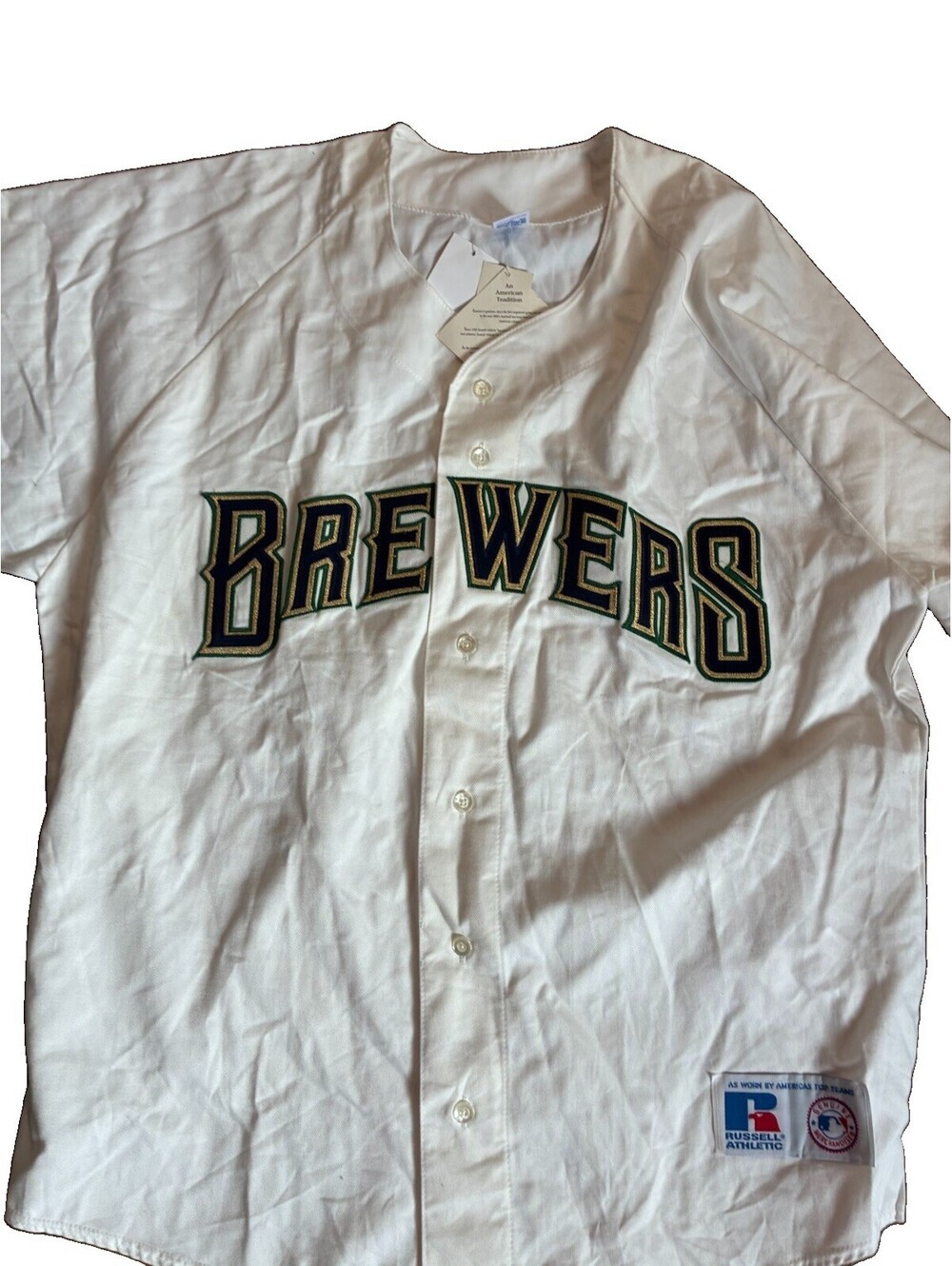 NWT Russell Athletic Brewers Jersey
